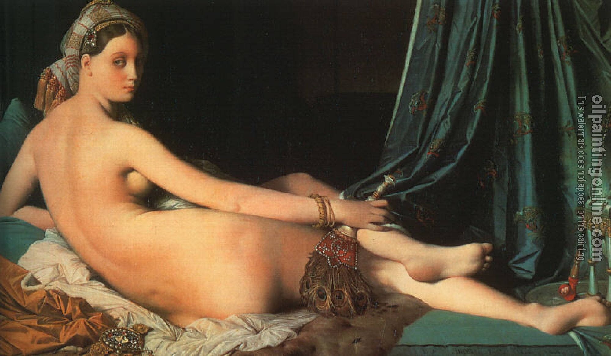 Ingres, Jean Auguste Dominique - Grande Odalisque